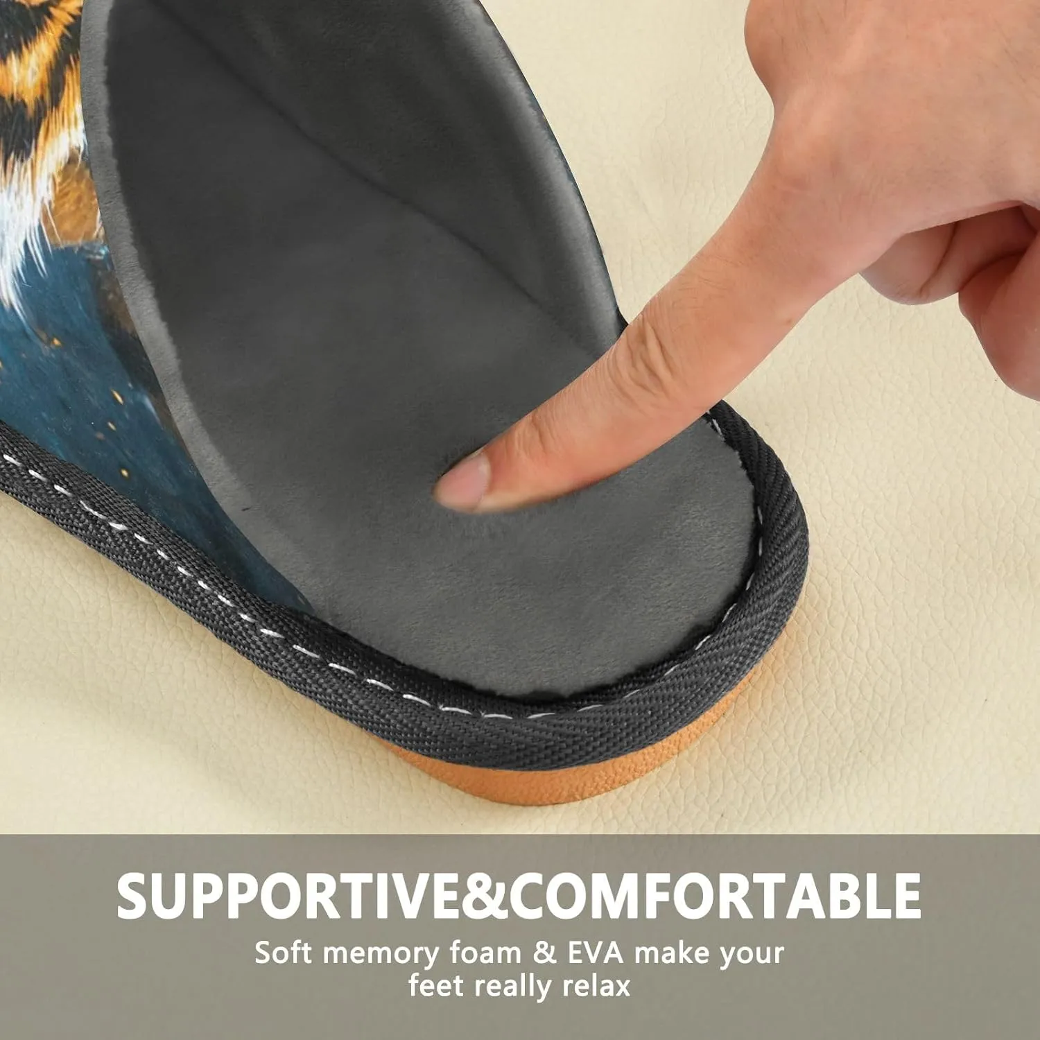 Unisex Outdoor Slippers Bedroom Shoes for Men Waterproof Slippers for Women