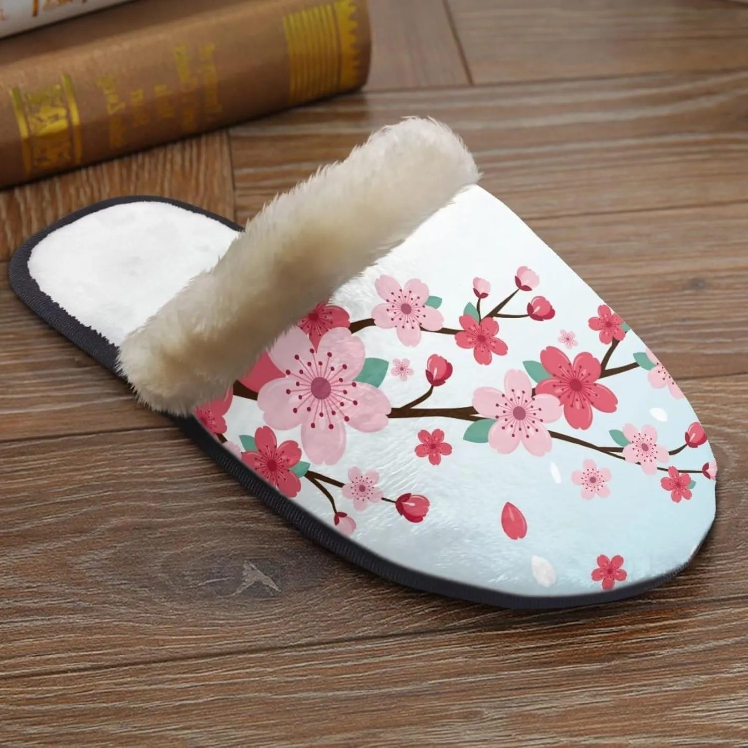 Unisex Plush House Shoes Women Warm Slippers Indoor Slipper for Home Wear Mens House Slippers for Fall Winter