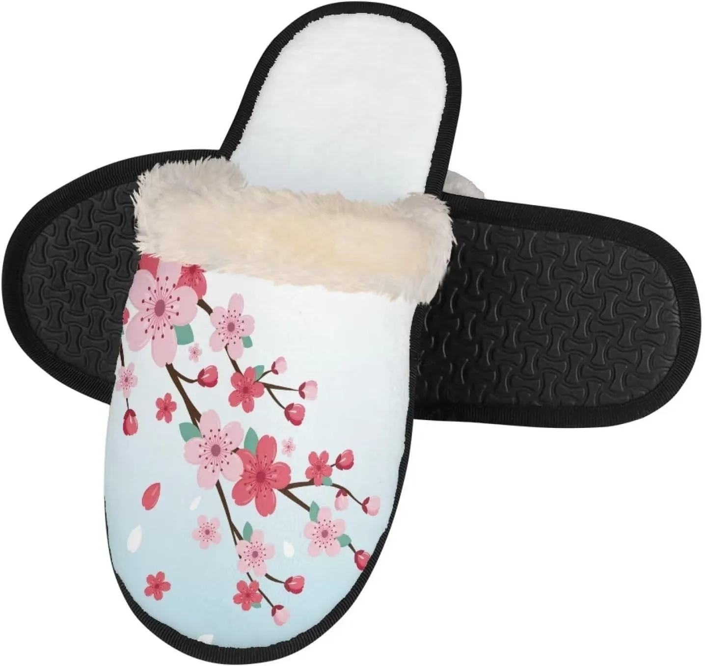 Unisex Plush House Shoes Women Warm Slippers Indoor Slipper for Home Wear Mens House Slippers for Fall Winter