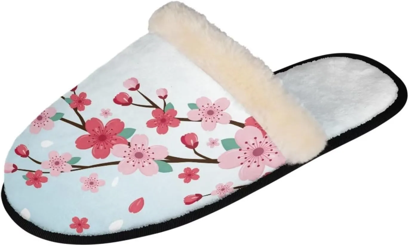Unisex Plush House Shoes Women Warm Slippers Indoor Slipper for Home Wear Mens House Slippers for Fall Winter
