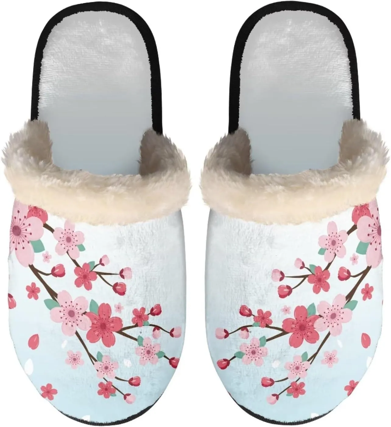 Unisex Plush House Shoes Women Warm Slippers Indoor Slipper for Home Wear Mens House Slippers for Fall Winter
