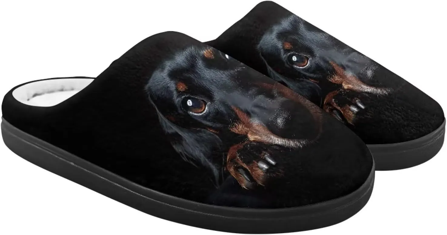 Veniyate Kids Fuzzy House Memory Foam Slippers Bedroom Shoes Cozy Indoor Slide for Boys Girls