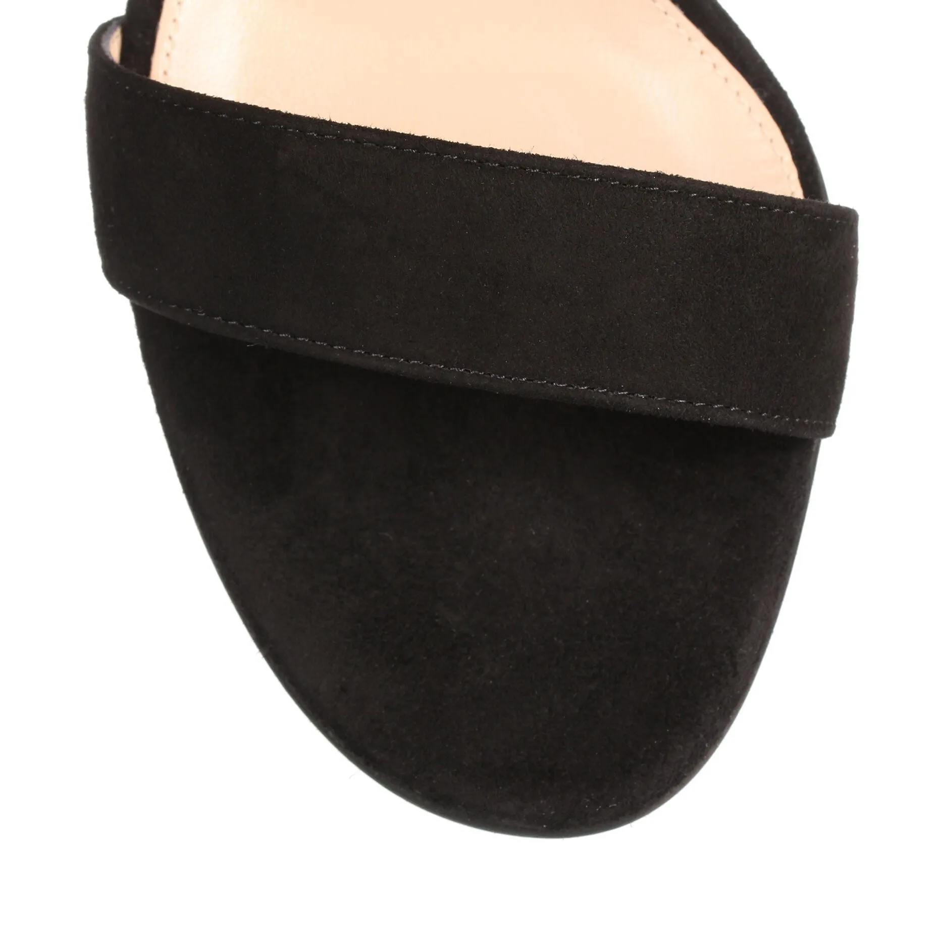 Versilia black suede sandal