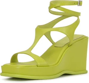Vince Camuto Women's Fetemee Ankle Strap Wedge Sandal