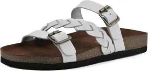 WHITE MOUNTAIN Women's Huntington Flat Sandal