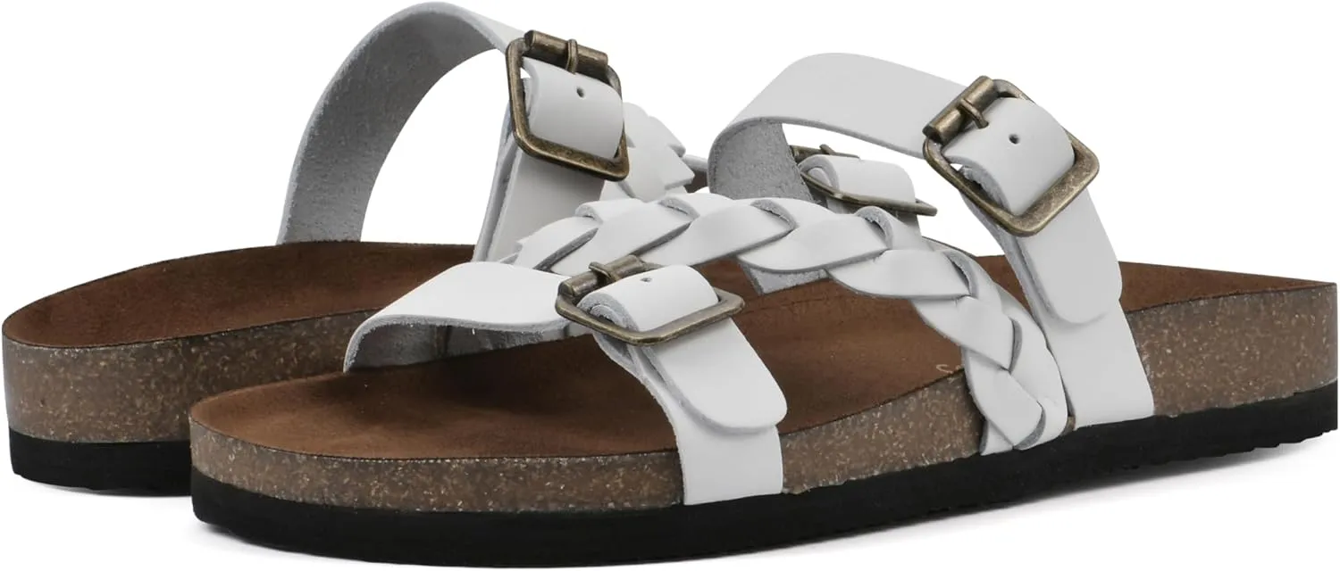 WHITE MOUNTAIN Women's Huntington Flat Sandal