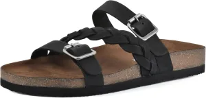 WHITE MOUNTAIN Women's Huntington Flat Sandal