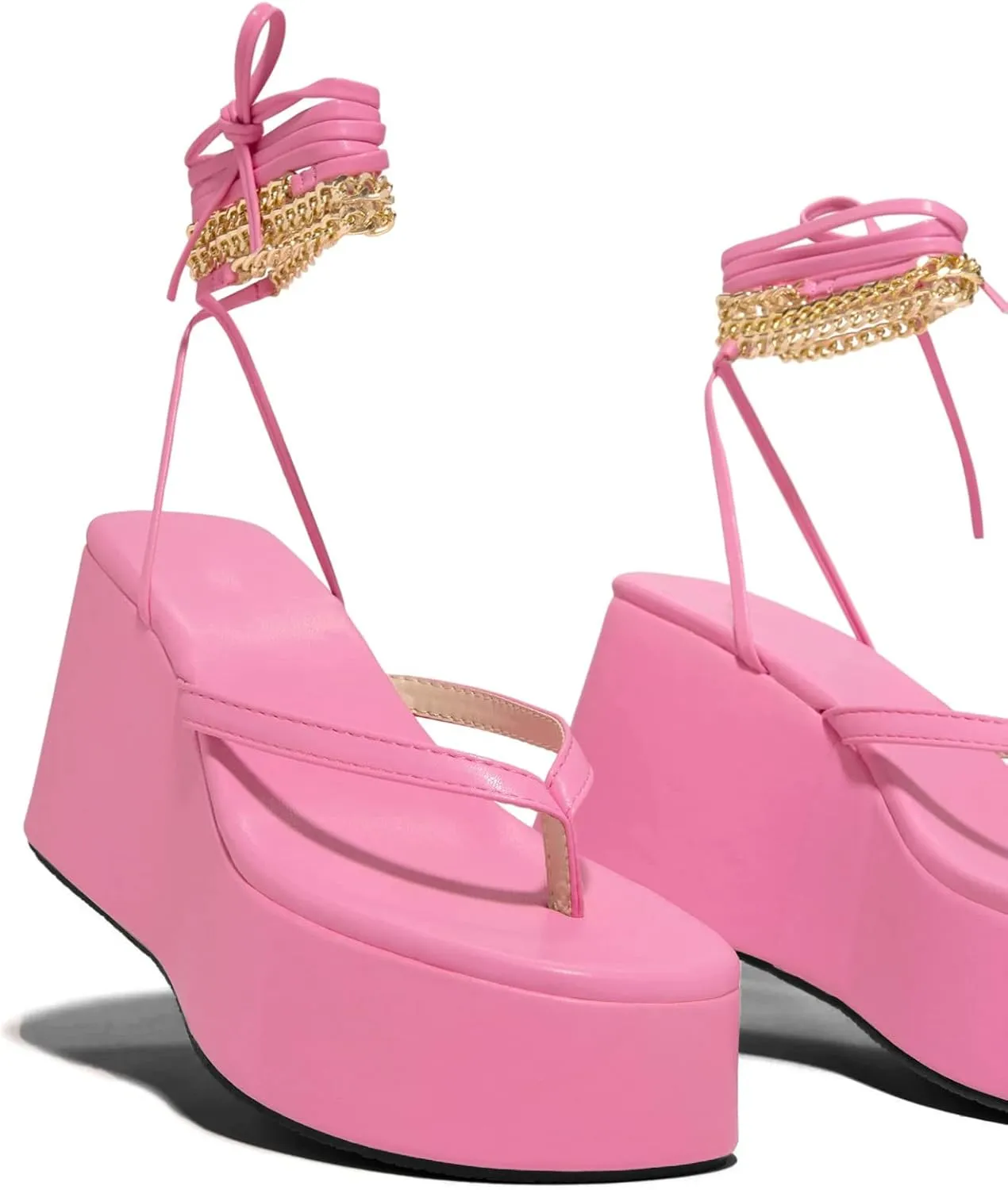 Women Sandal Open Toe Ankle Strap Slingback Wedge Sandal Buckle High Heel Casual Shoes