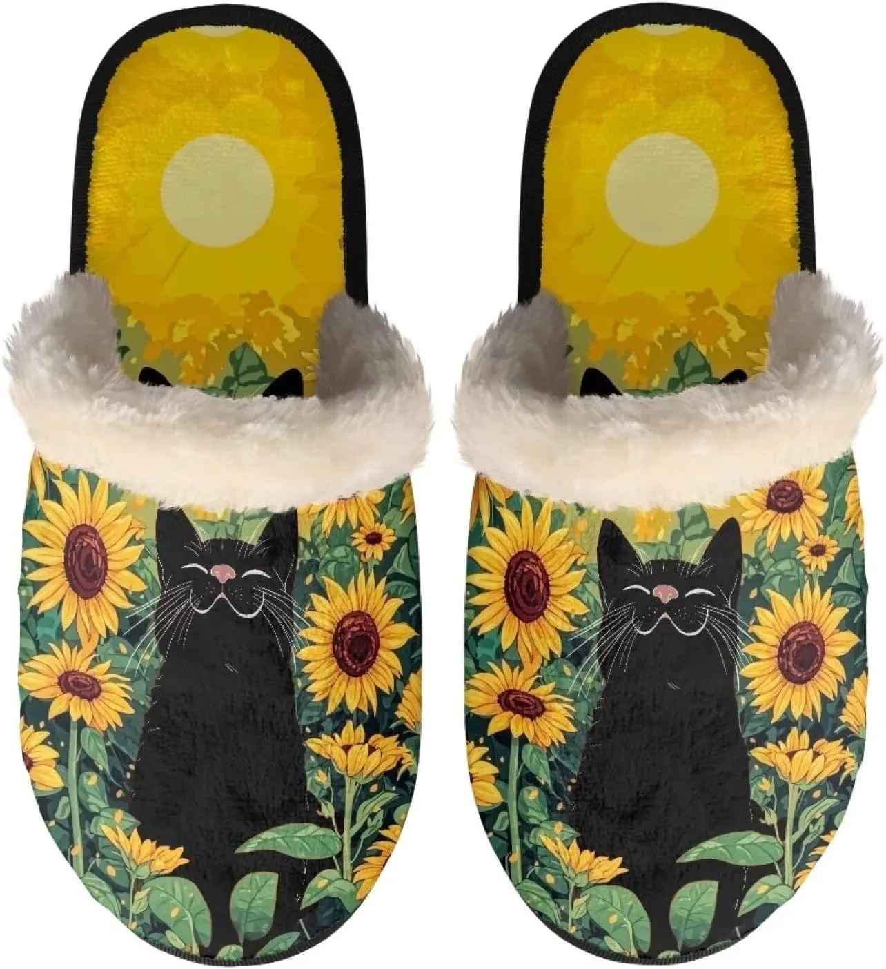 Women's House Shoes Full Fuzzy Ultra Lightweight Winter Slippers