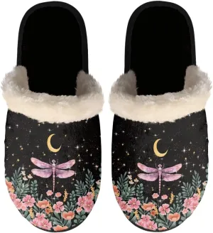 Women's House Shoes Full Fuzzy Ultra Lightweight Winter Slippers