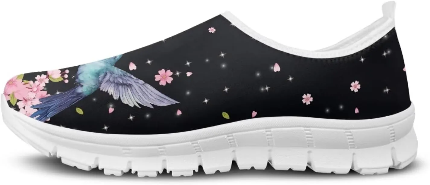 Women's Hummingbird Casual Wide Toe Loafers Driving Shoes Comfort Hiking Barefoot Sneaker Flats