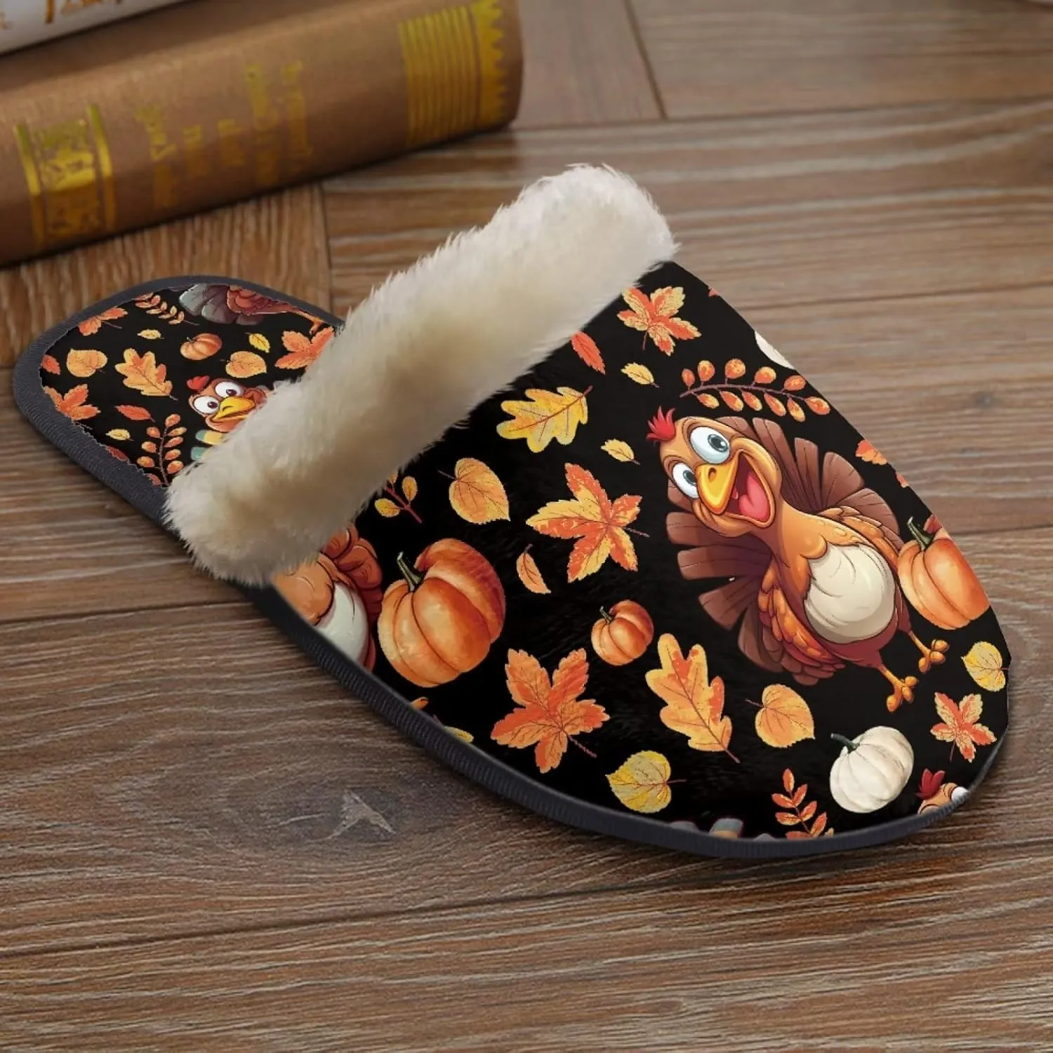 Women's Indoor Bedroom Slipper with Memory Foam, Slip On Memory Foam House Slippers Home Bedroom Shoses House Shoes for Women Men