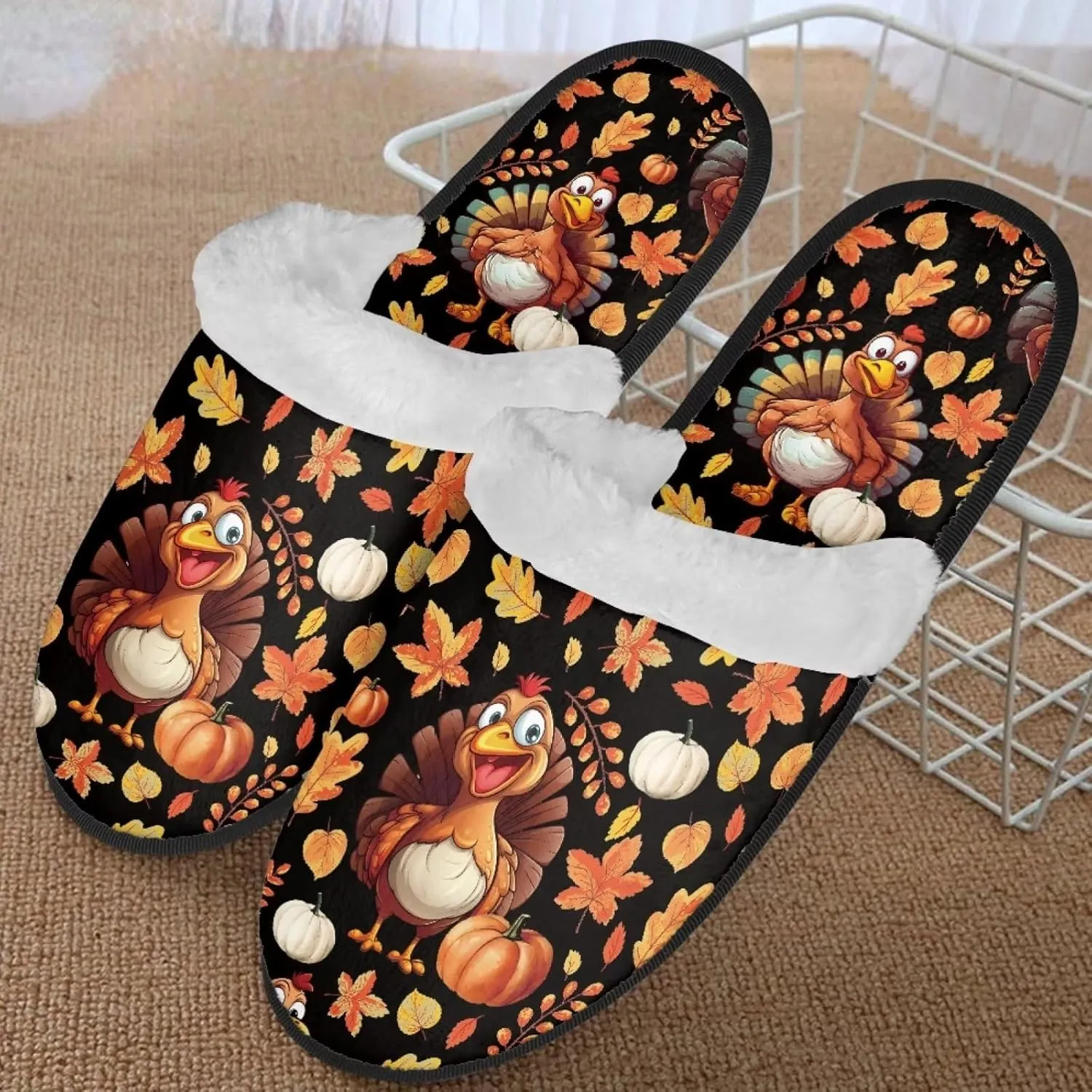 Women's Indoor Bedroom Slipper with Memory Foam, Slip On Memory Foam House Slippers Home Bedroom Shoses House Shoes for Women Men
