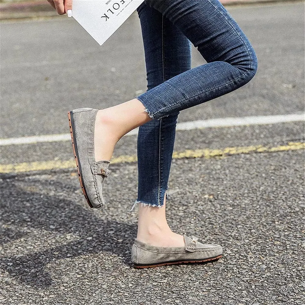 Women's Leather Penny Loafers Casual Driving Loafers Slip-On Loafer Flats Comfort Womens Boat Shoes Moccasins Walking Shoes for Women