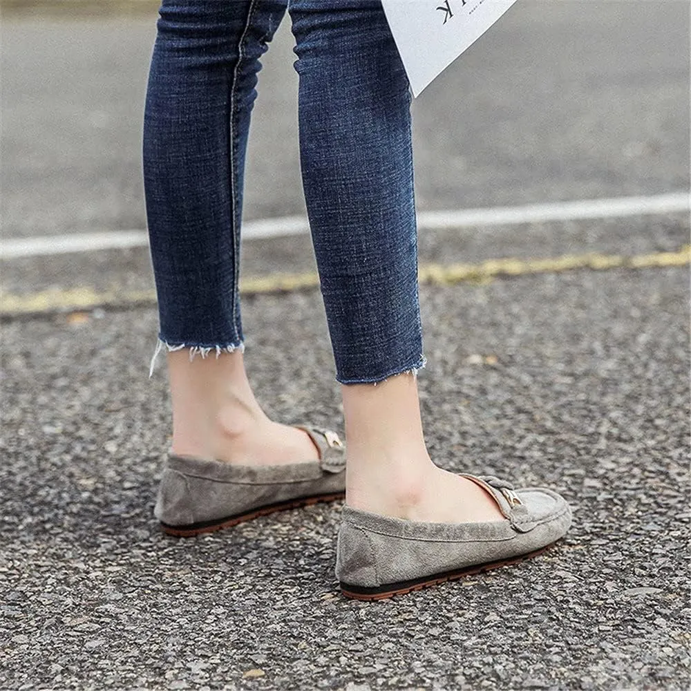 Women's Leather Penny Loafers Casual Driving Loafers Slip-On Loafer Flats Comfort Womens Boat Shoes Moccasins Walking Shoes for Women