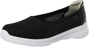 Womens Orthopedic Casual Loafers Slip On Walking Shoes with Arch Support Comfortable Sneakers Plantar Fasciitis Relief Foot Heel Pain Diabetic