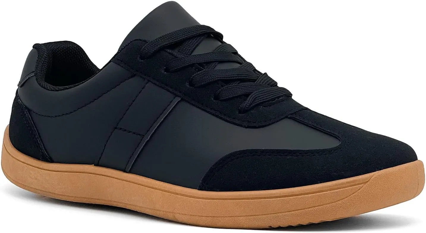 Women's Retro Low Top Sneakers Fashion Trainning Sneakers Casual Walking Shoes for Women/Men Gum Sole Walking Footwear Non Slip Trainers
