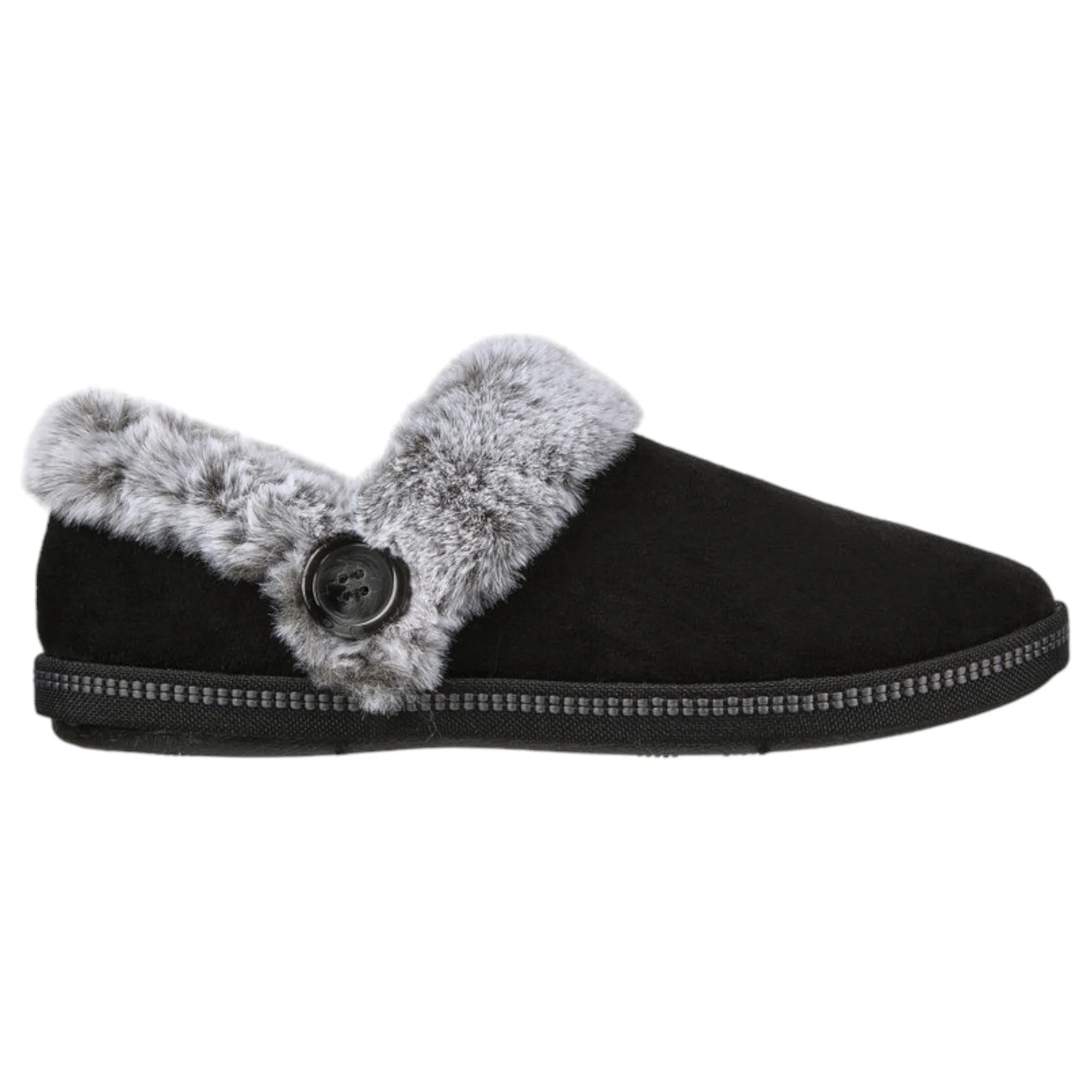Womens Skechers Cozy Campfire - French Toast Slippers Black
