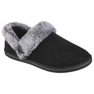 Womens Skechers Cozy Campfire - French Toast Slippers Black