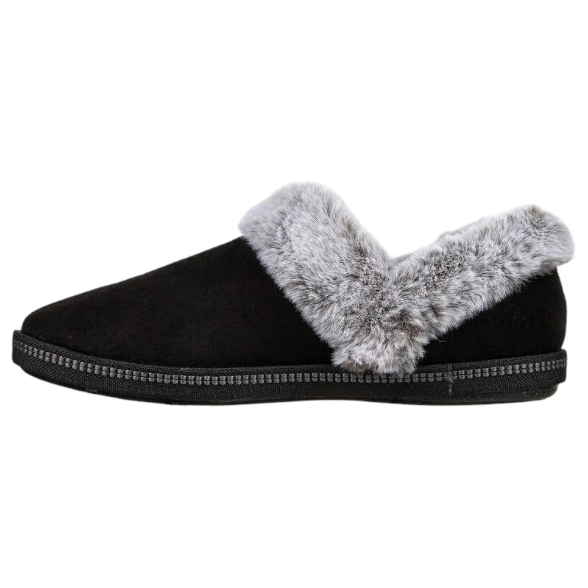 Womens Skechers Cozy Campfire - French Toast Slippers Black