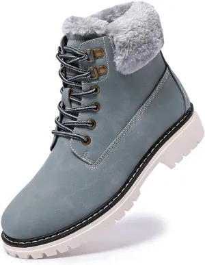 Women's Waterproof Hiking Boots - Lightweight Non-Slip Ankle Boots for Trekking