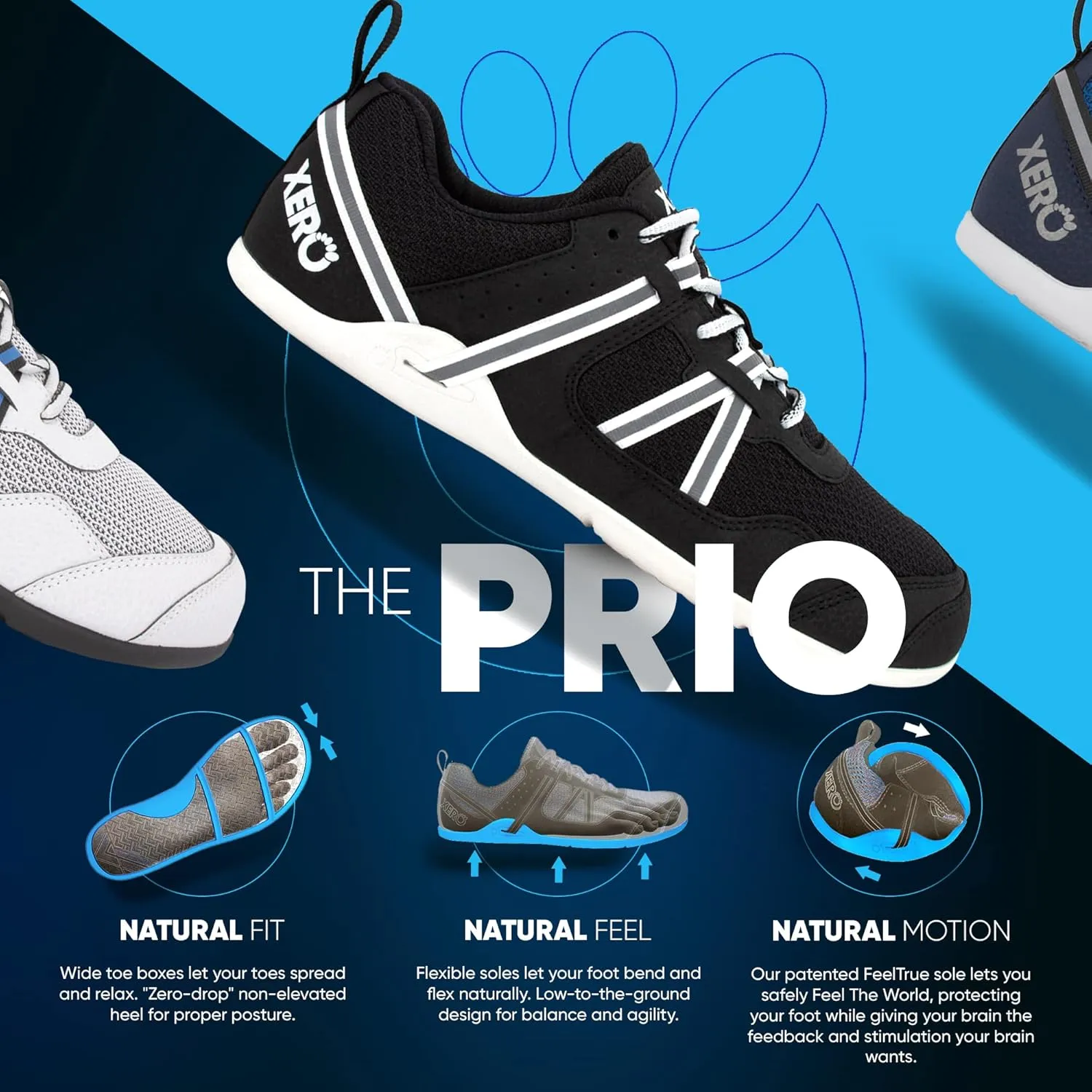 Xero Shoes Men’s Prio Barefoot Athletic Sneaker