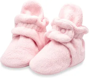Zutano Unisex Fleece Baby Booties, Two Snap Closure, Newborn to 24 Months